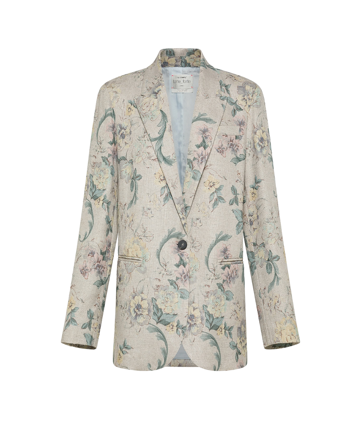 Peonia My Love Hopsack Jacket In Glicine