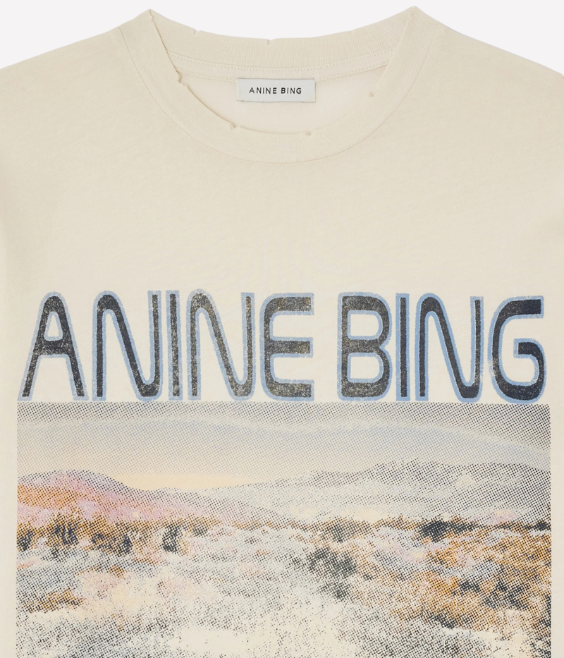Cade Tee Wildflowers In Off White