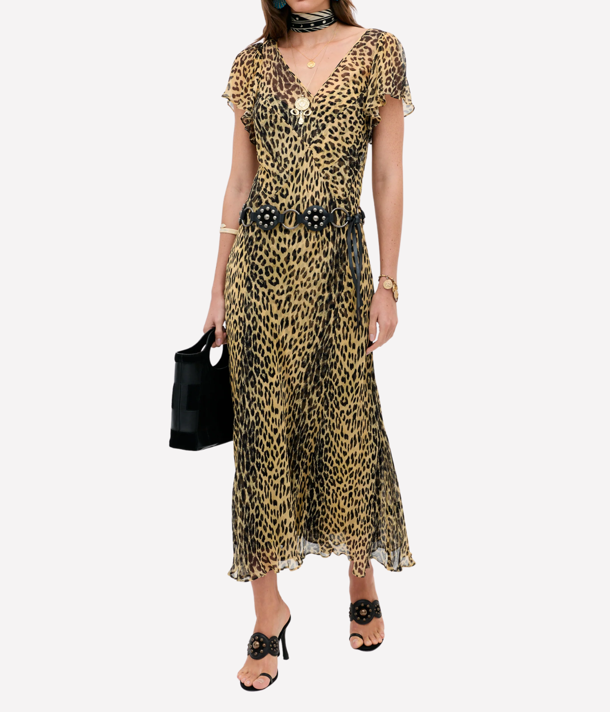 Bexley Dress In Nina Leopard Brown