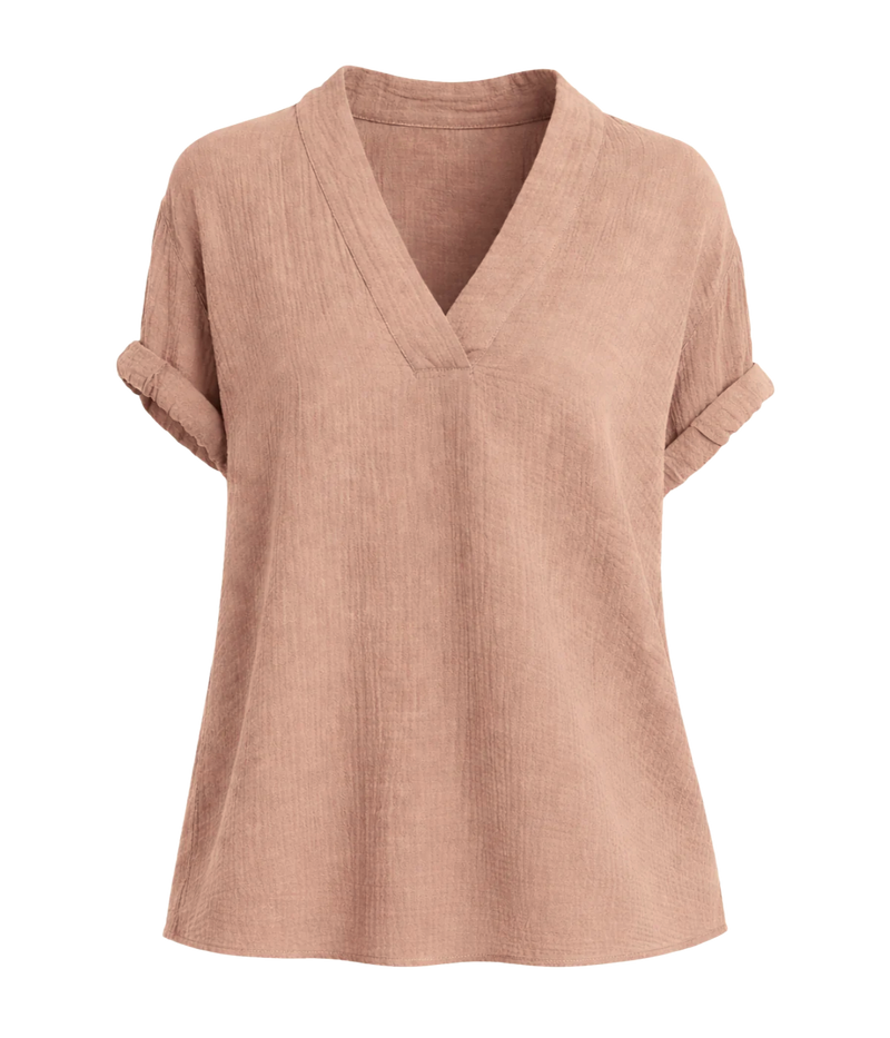 Avery Top in Ash Brown