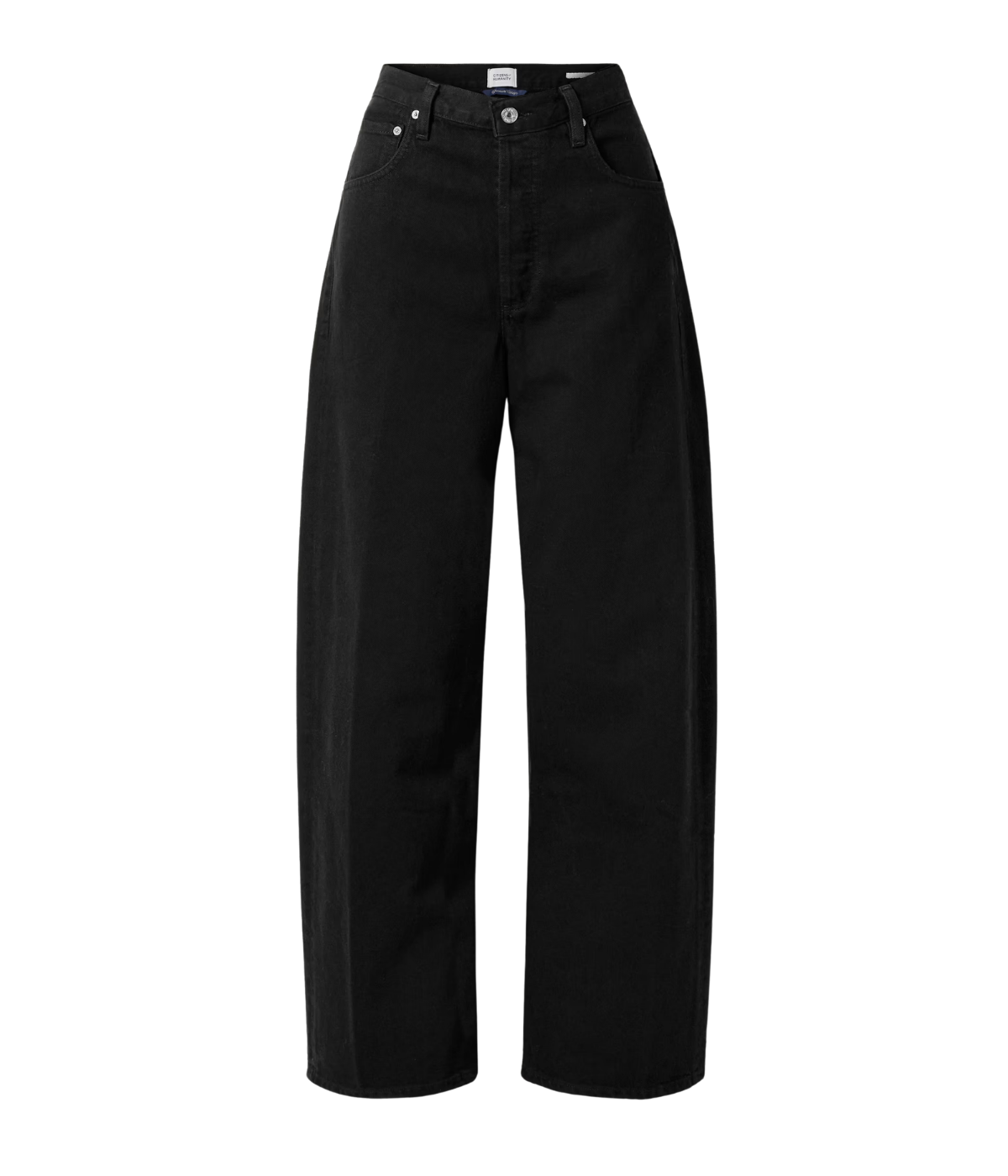 Ayla Baggy Jean in Solid Black