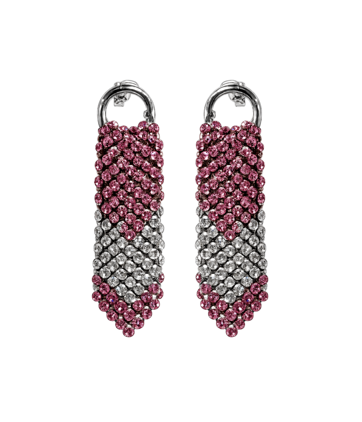 Gentle Earrings in Pink & Silver