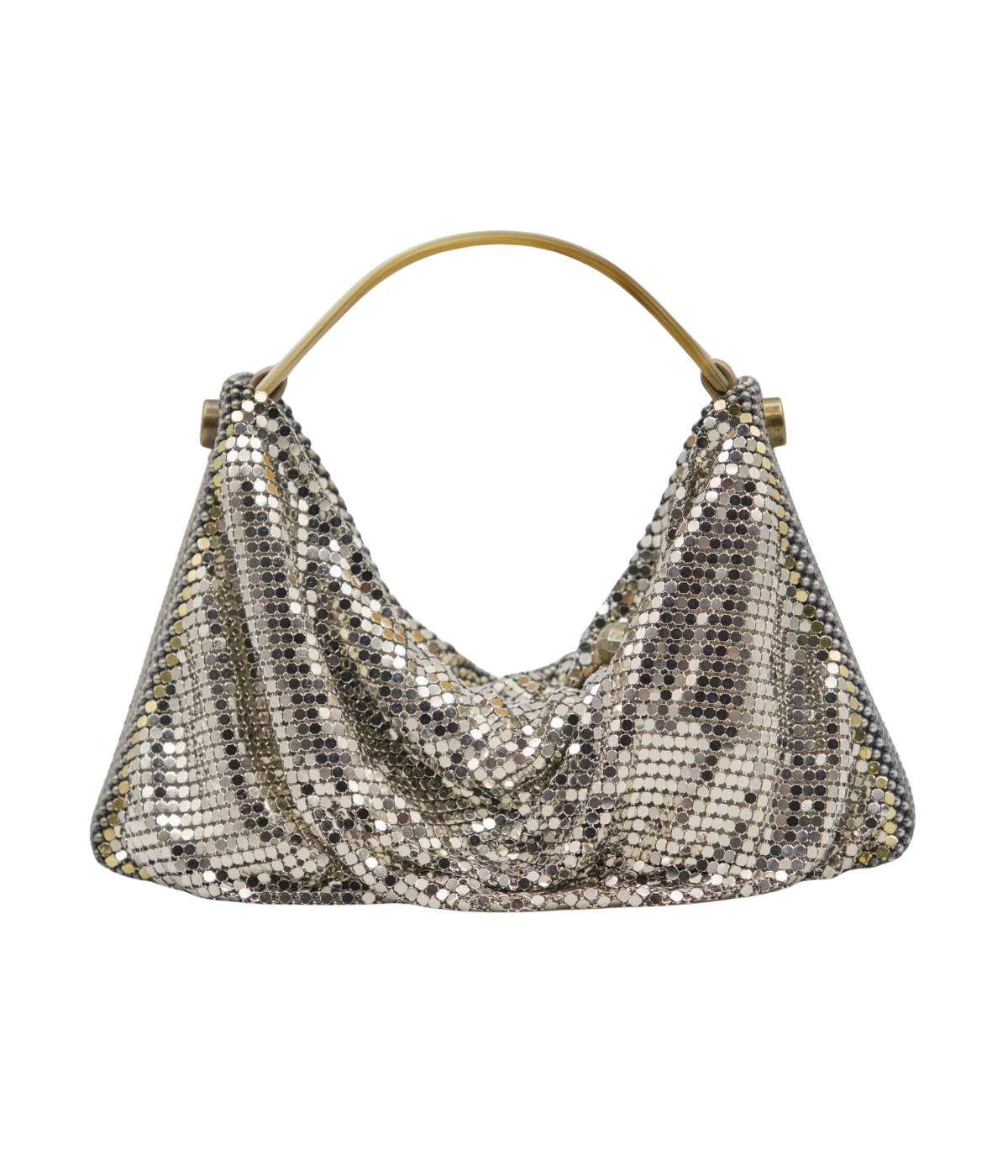 Lavinia Bag in Shiny Silver & Dore