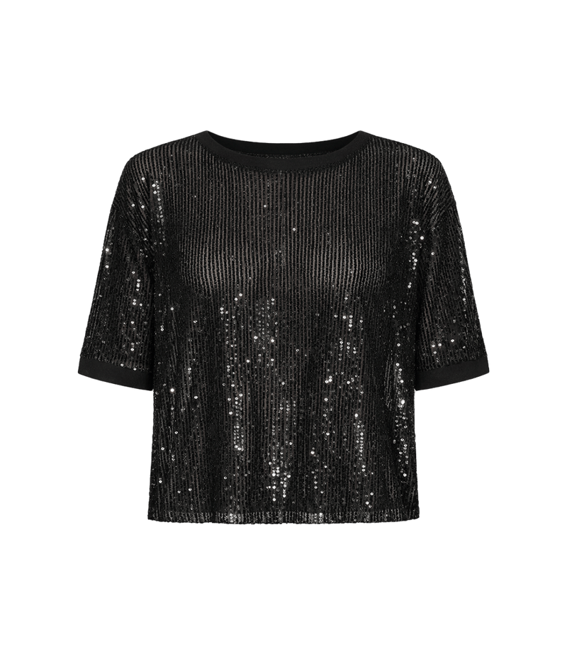 Alex Crop Top in Black