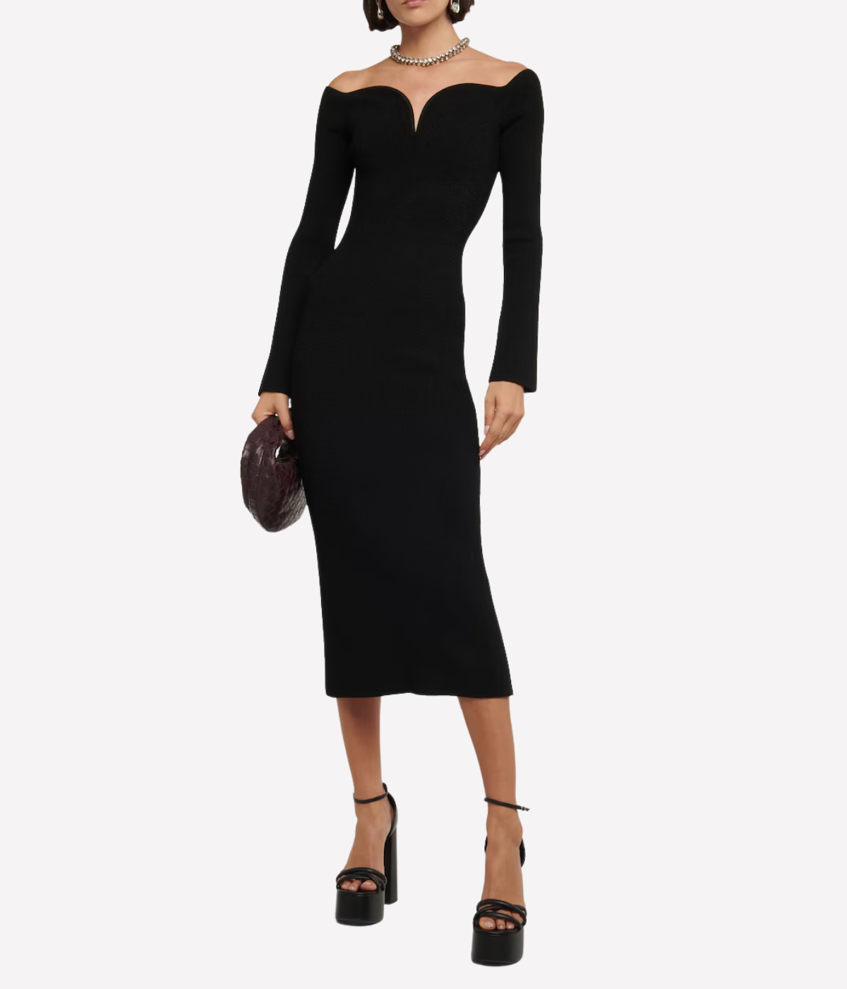 *FINAL SALE* Grace Longsleeved Dress in Black