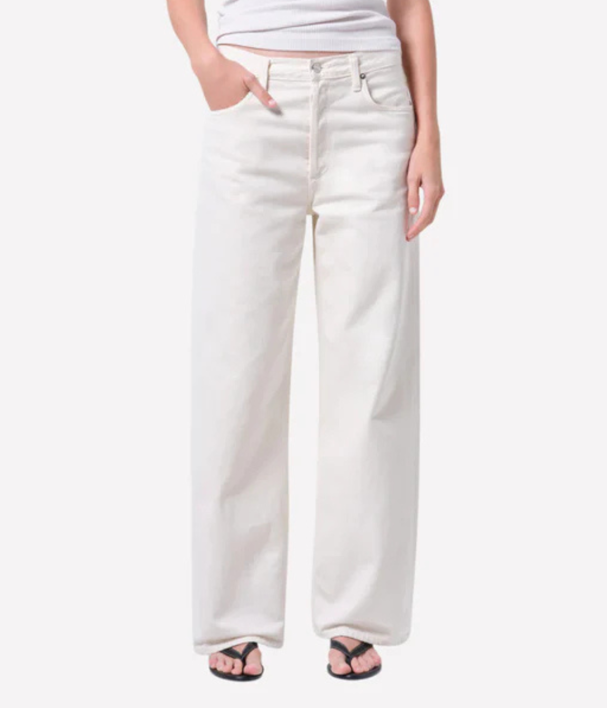 Low Slung Baggy in Brown Rice