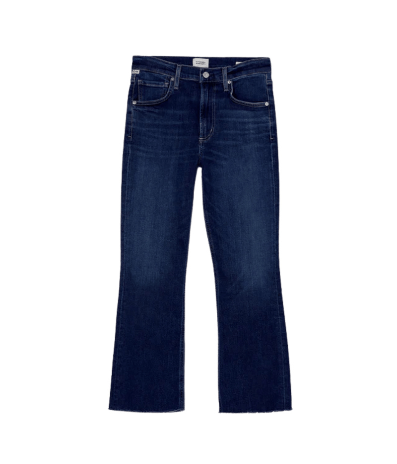 Isola Cropped Boot Jean in Baltic