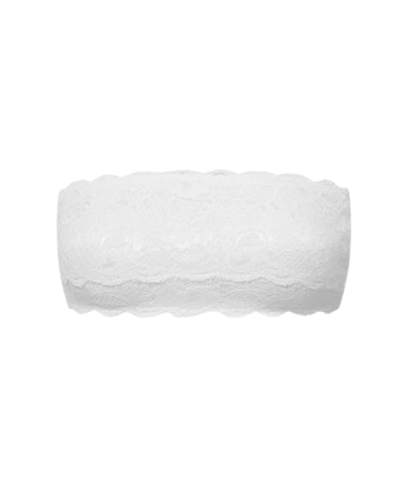 NSN Bandeau Bra Flirt in WHITE