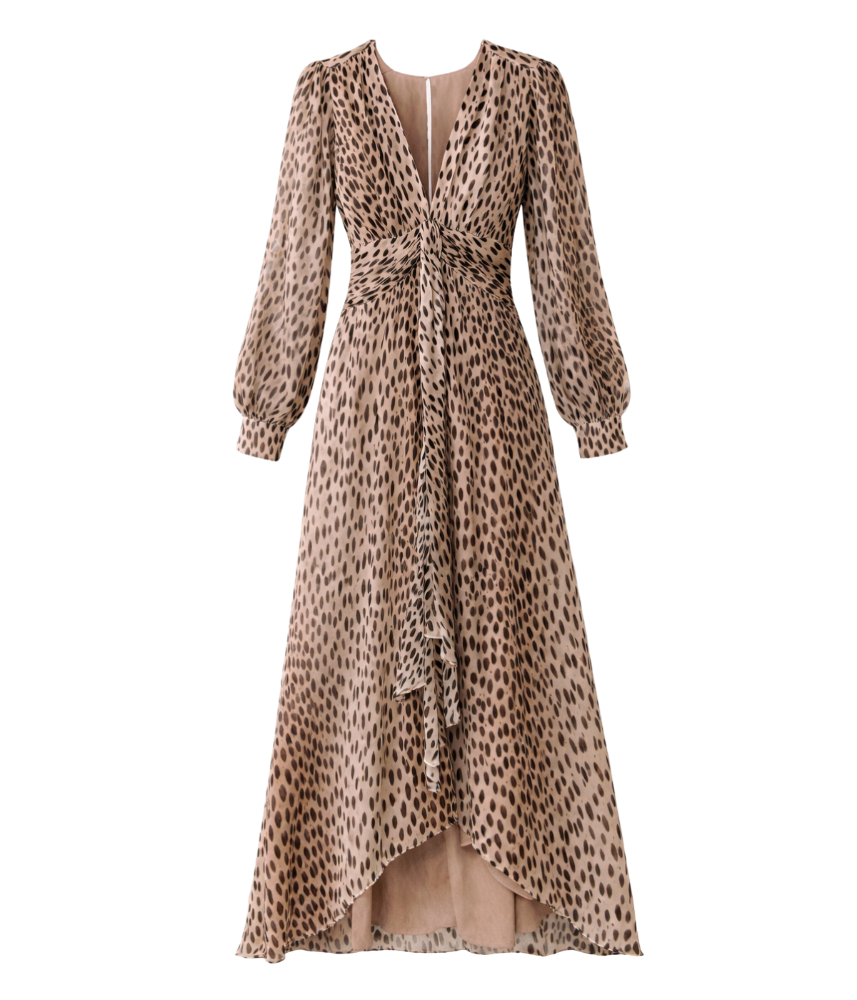 Meera Dress in Antelope Spot