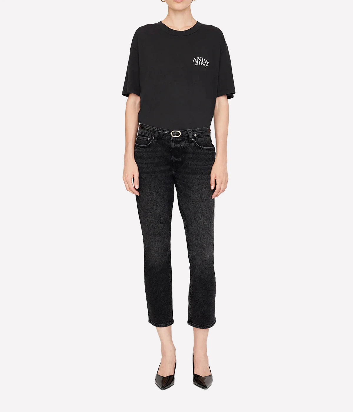 Walker Band Tee in Black