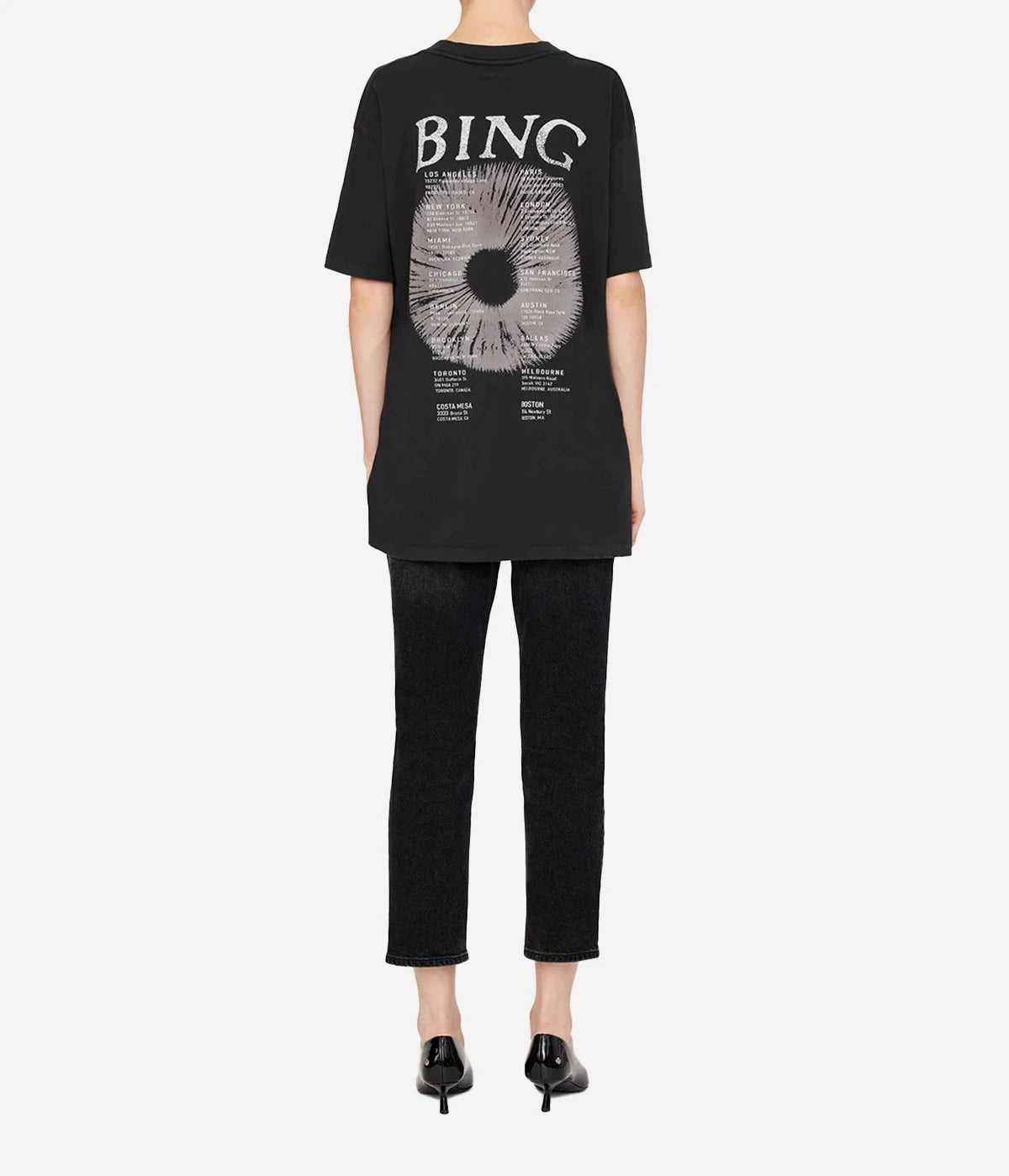 Walker Band Tee in Black