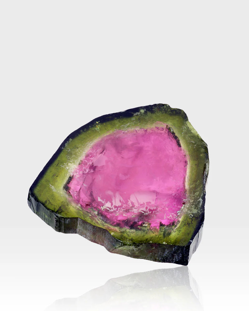 ALT Text: A handcrafted bracelet featuring vibrant Tourmaline gemstones and 14-karat gold hardware, styled elegantly for a luxurious and meaningful accessory.

Embrace the power of Tourmaline and add a timeless piece to your jewellery collection.
