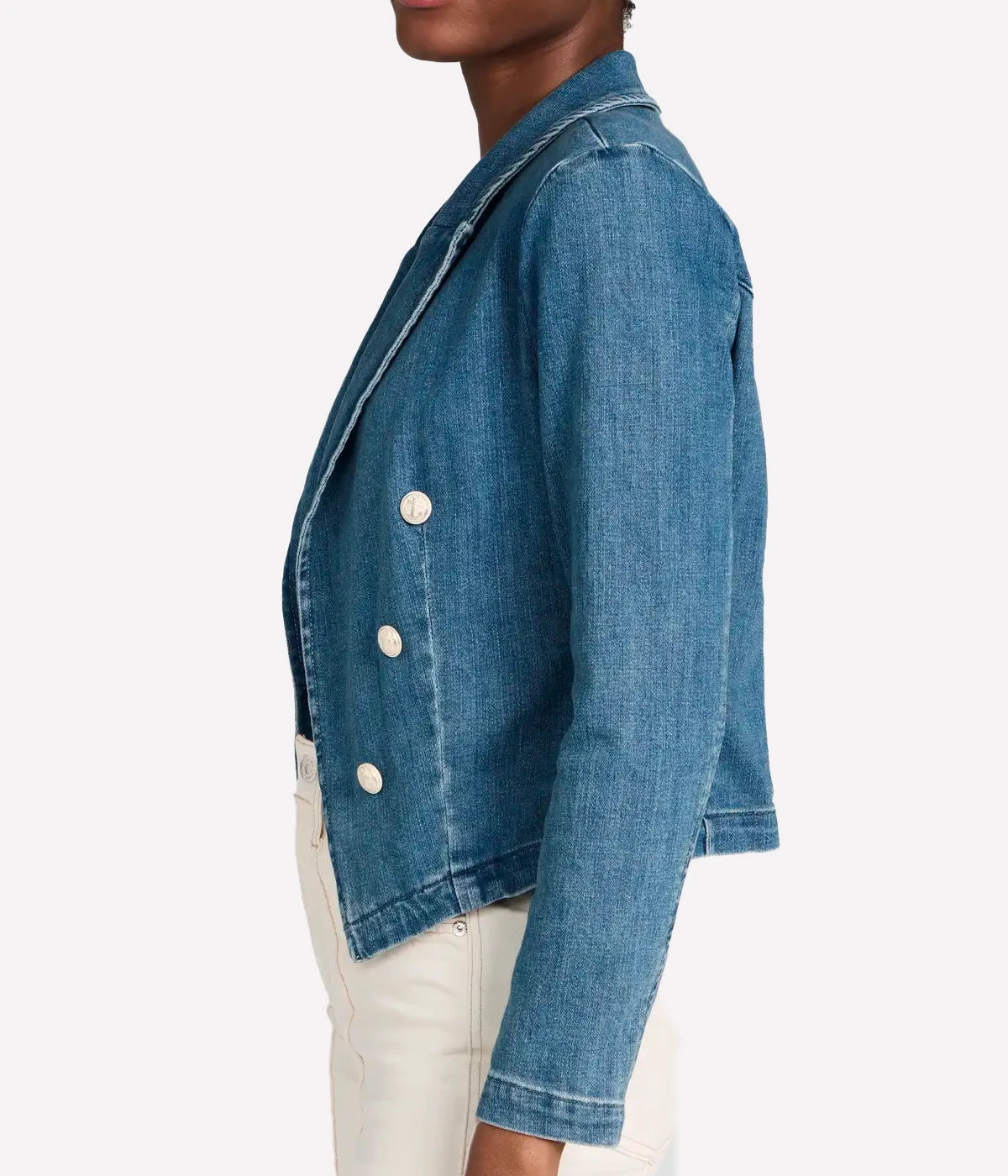 Wayne Crop Double Breast Jacket in Provo