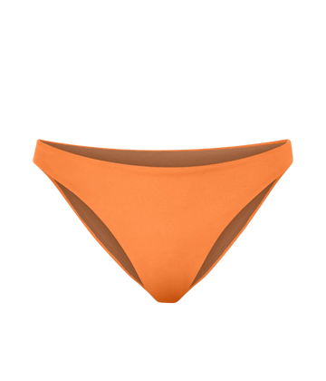 Take this bikini bottom in bright orange wherever you go, to the beach and the pool. The Wear To Bottom features a low-rise bottom, medium bum coverage and a low-cut leg. Double lined for comfort, wear this bikini everywhere, all day. 