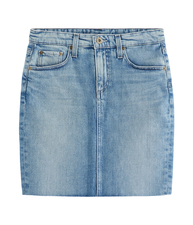 Erin Denim Skirt in Sincerely