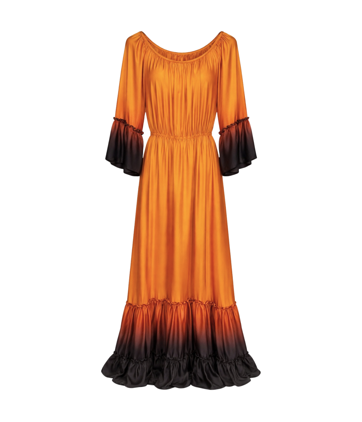 Petra Dress in Degrade Sunset