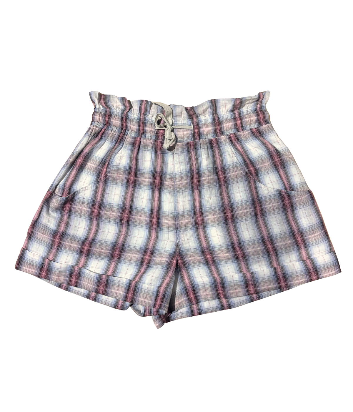 *FINAL SALE* Beatia Short in Ecru & Pink