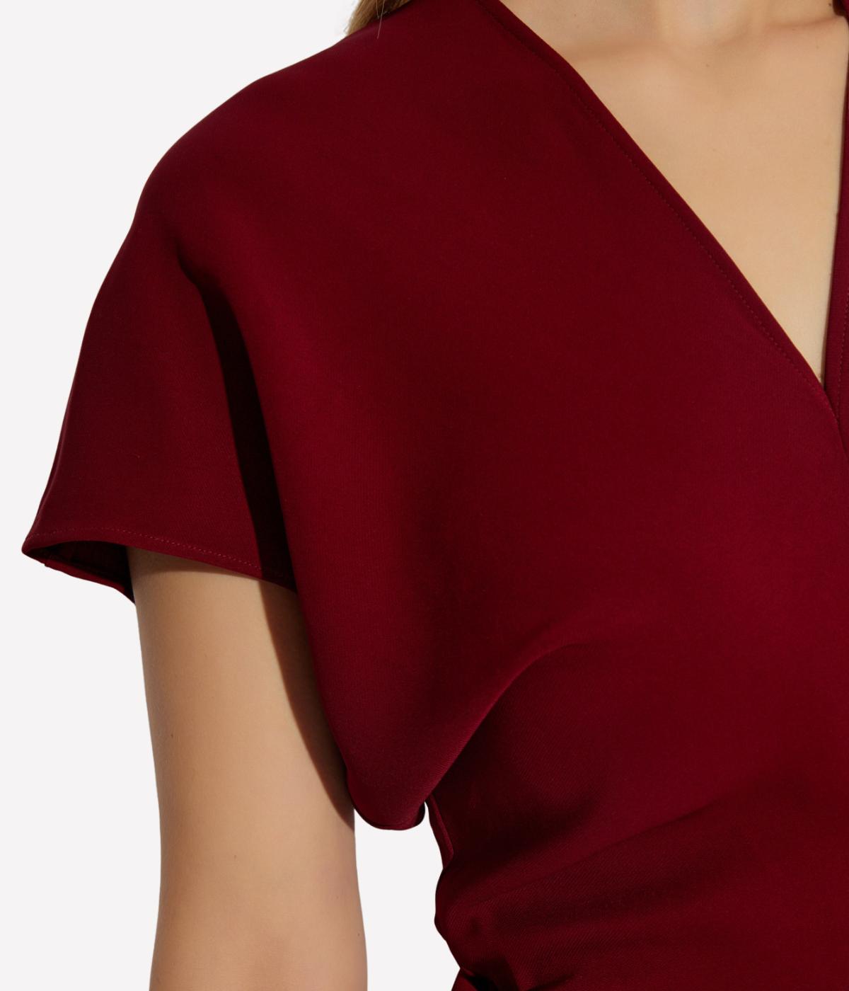 Zadig Dress in Burgundy
