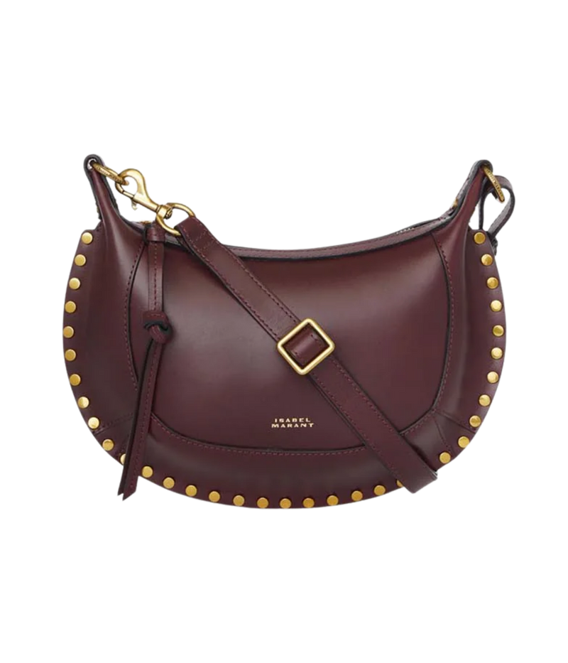 Oskan Moon Bag In Burgundy