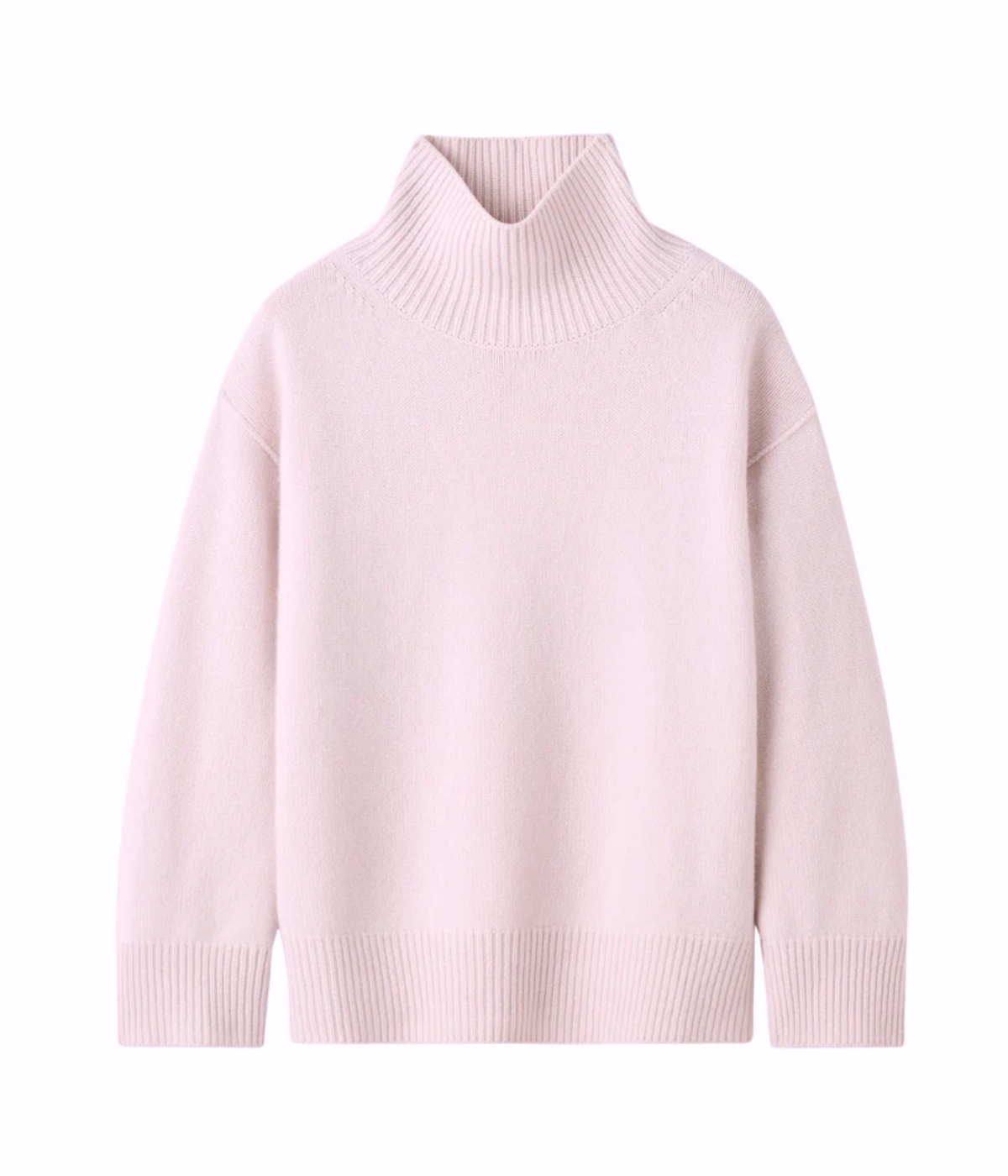 Boyfriend Turtleneck In Powder