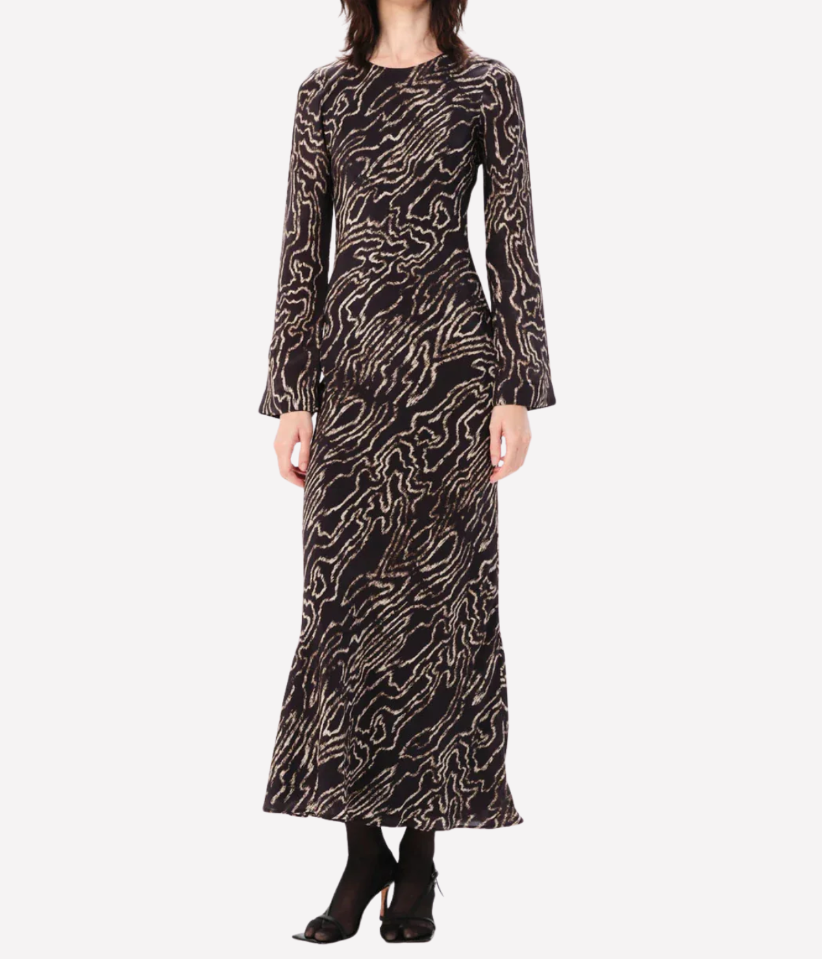 Alvarez Sara Midi Dress in Dark Brown