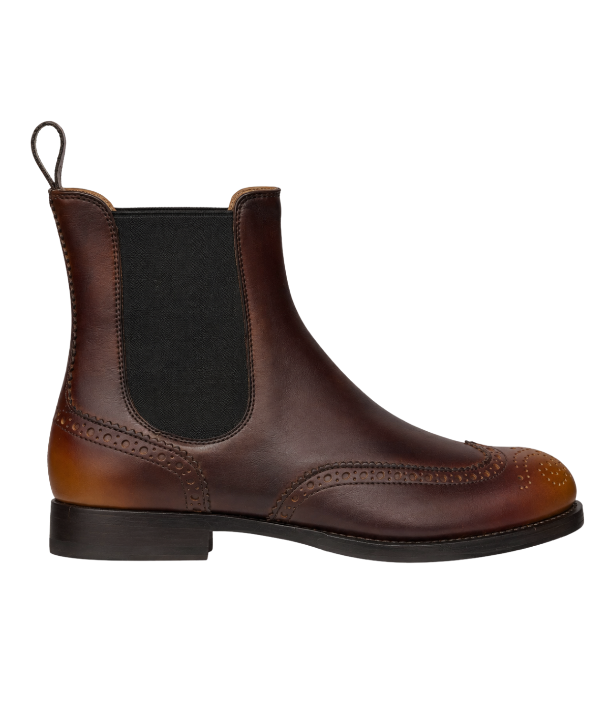 Delia Boot in Dark Brown