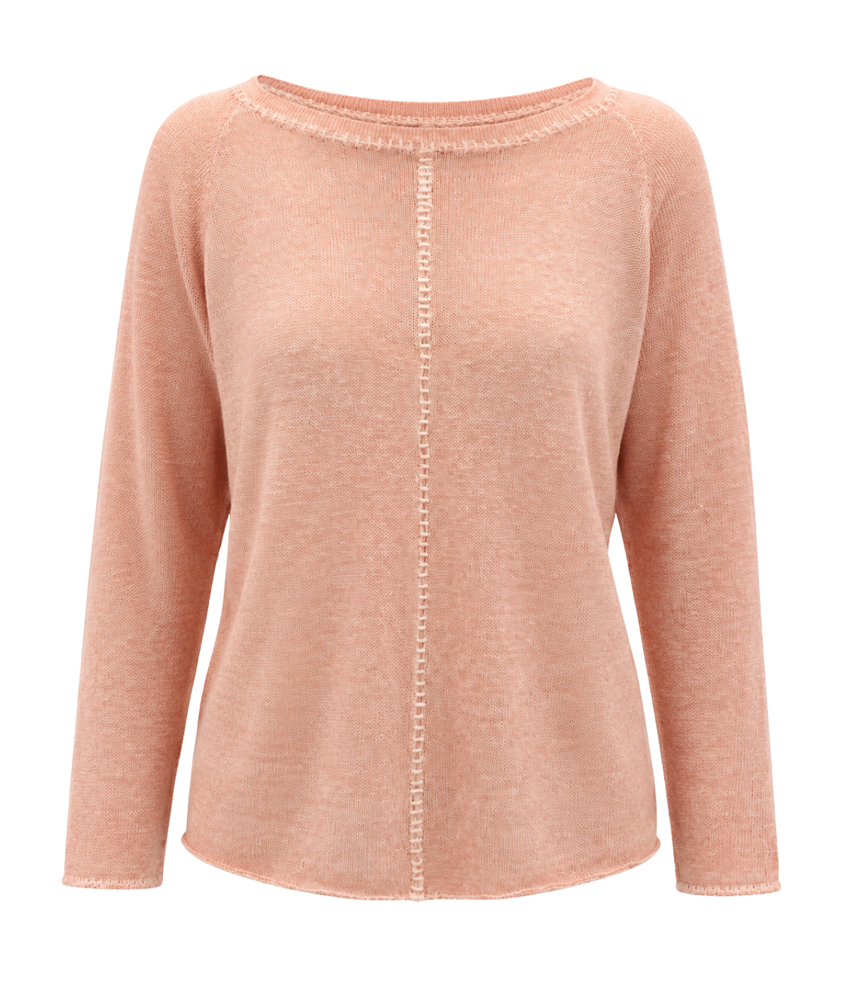 Maglia Linen Pullover in Mou