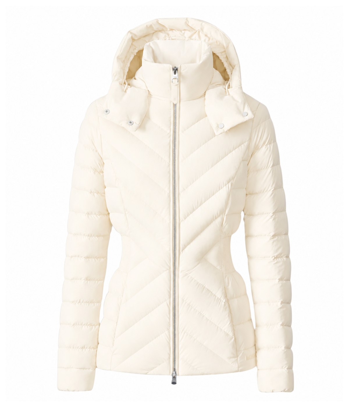 Idalee Puffer Jacket in Cream