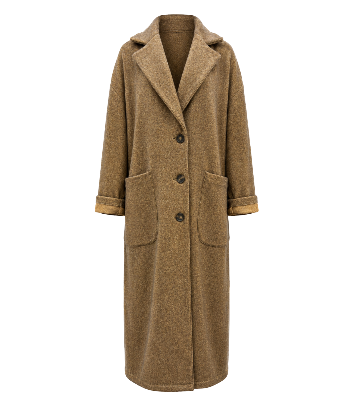 Hand Painted Coat in Antilope