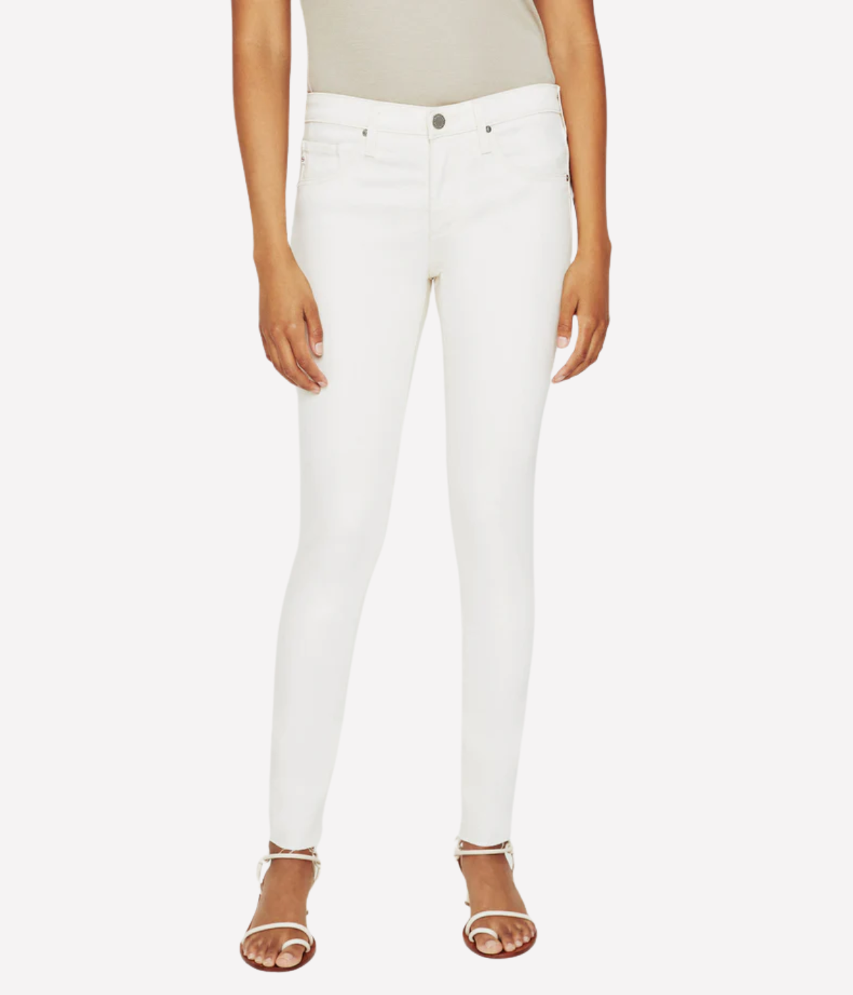 The Legging Ankle Jean in Ecru Dunes