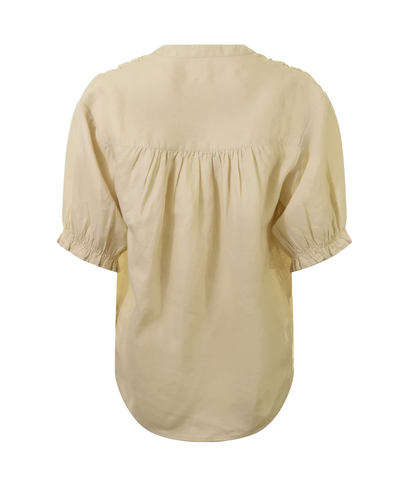 Camila Top In Winds Linen