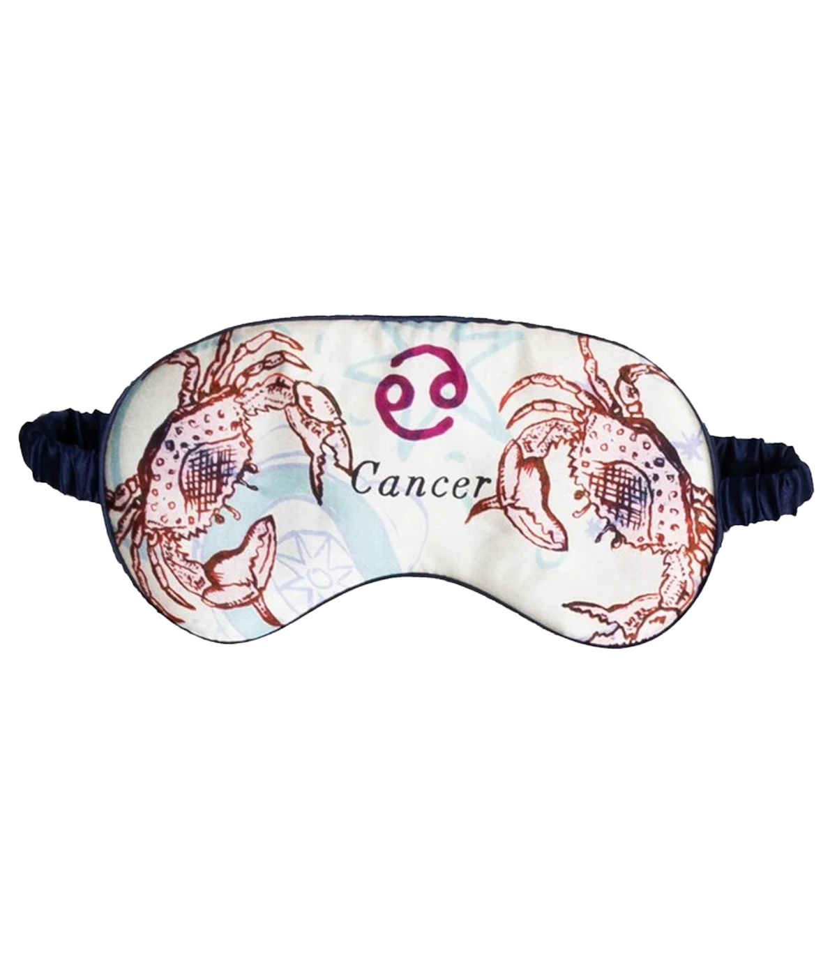Zodiac Silk Eye Mask in Cancer