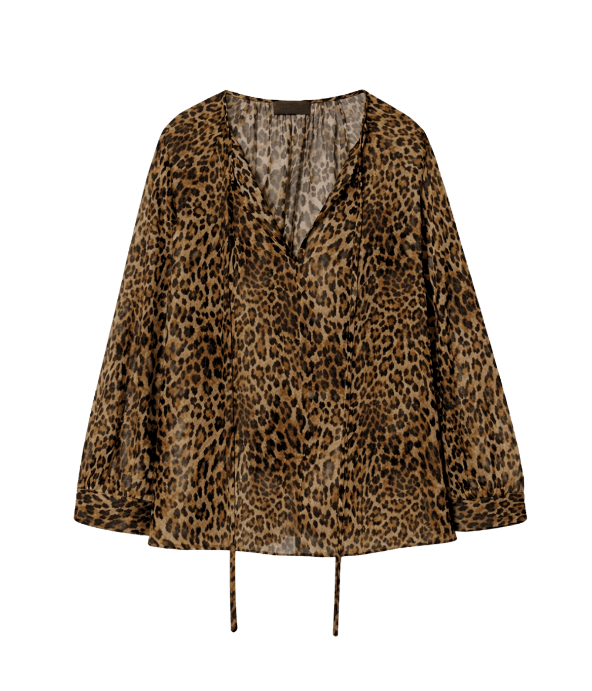 Arcadia Blouse in Vintage Leopard Print