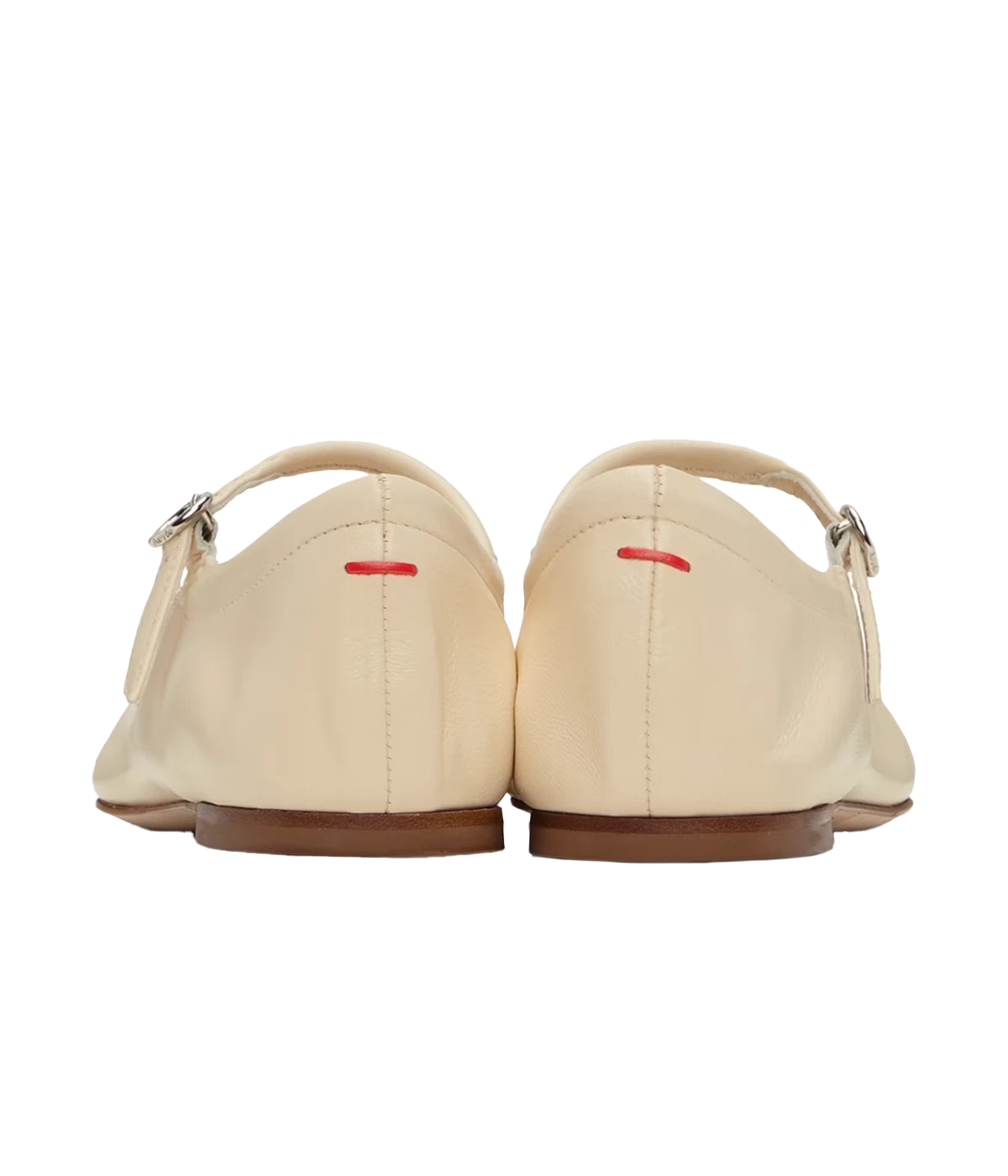 Uma Nappa Leather Ballet Flat in White