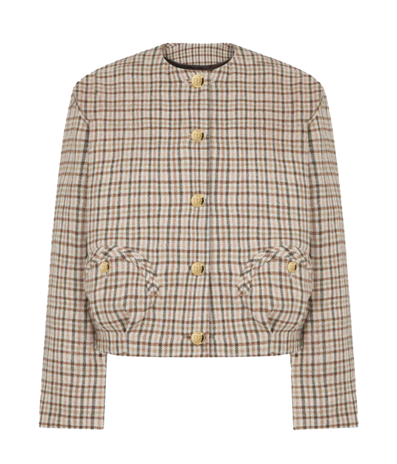 Agape Altai Jacket In Grey Mix