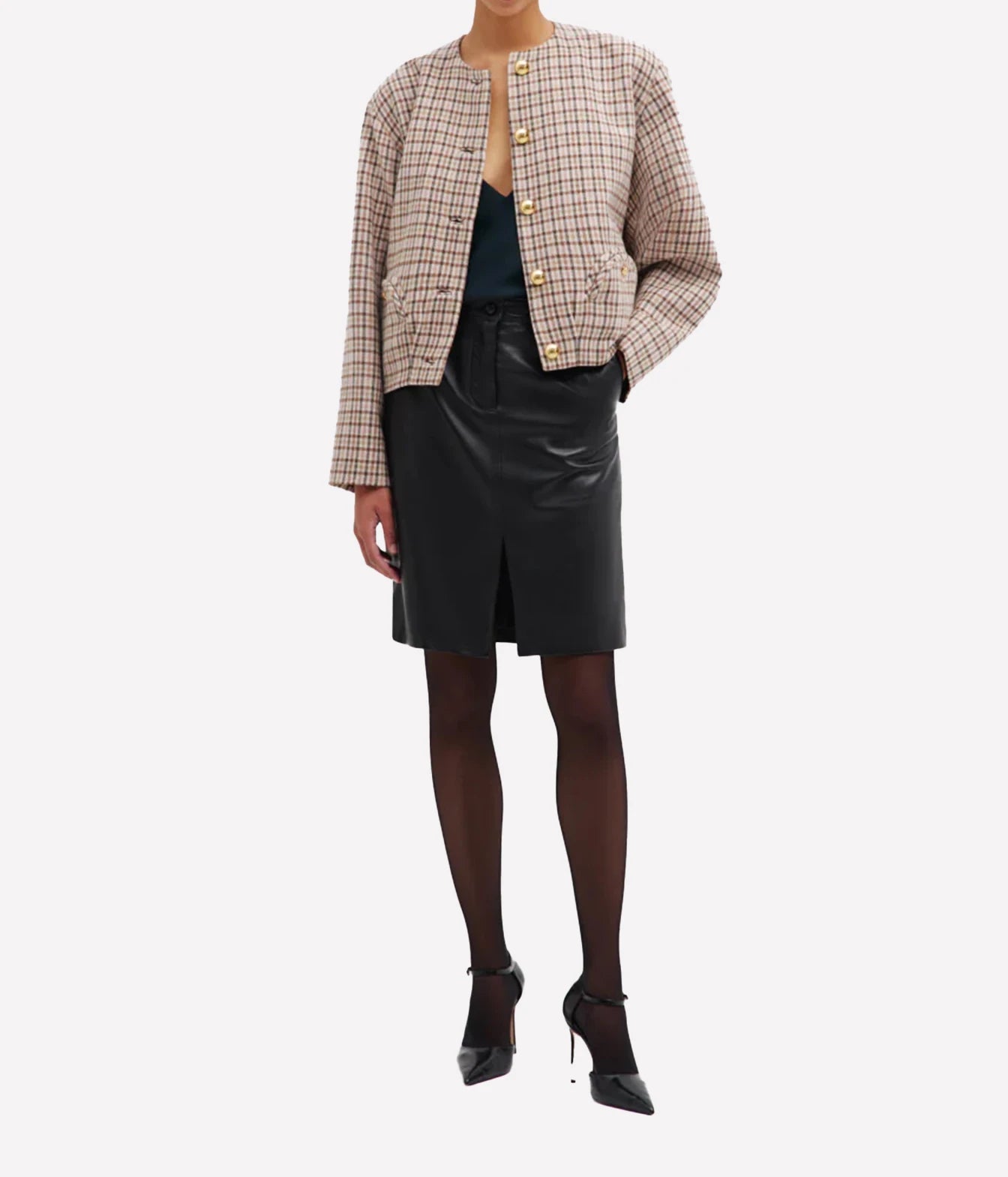 Agape Altai Jacket In Grey Mix