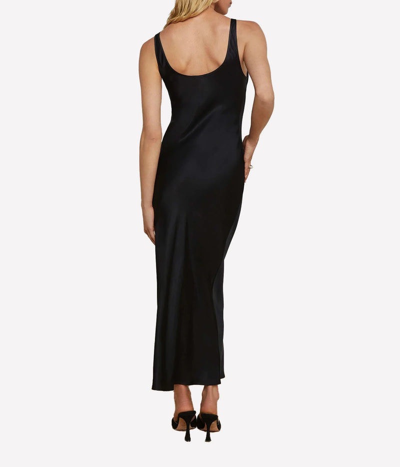 Akiya Tank Dress in BLACK