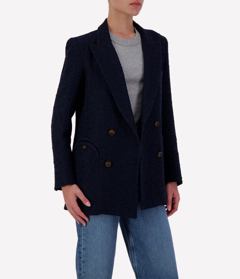 Esence Everyday Blazer in Navy