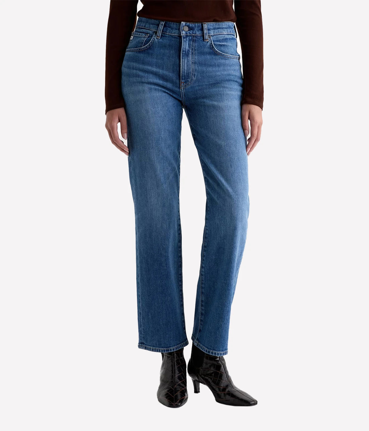 AG Jeans Brinley Jean in Chord, on model, front