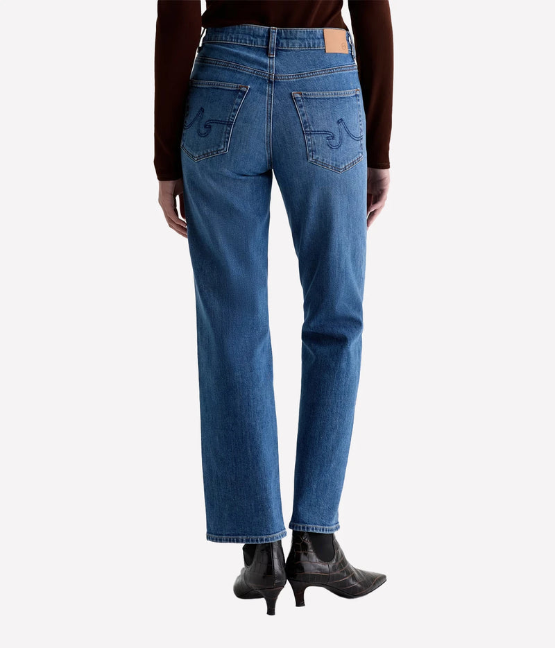 AG Jeans Brinley Jean in Chord, on model, back view