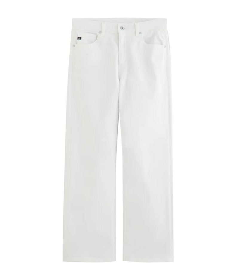 White pants on a white background