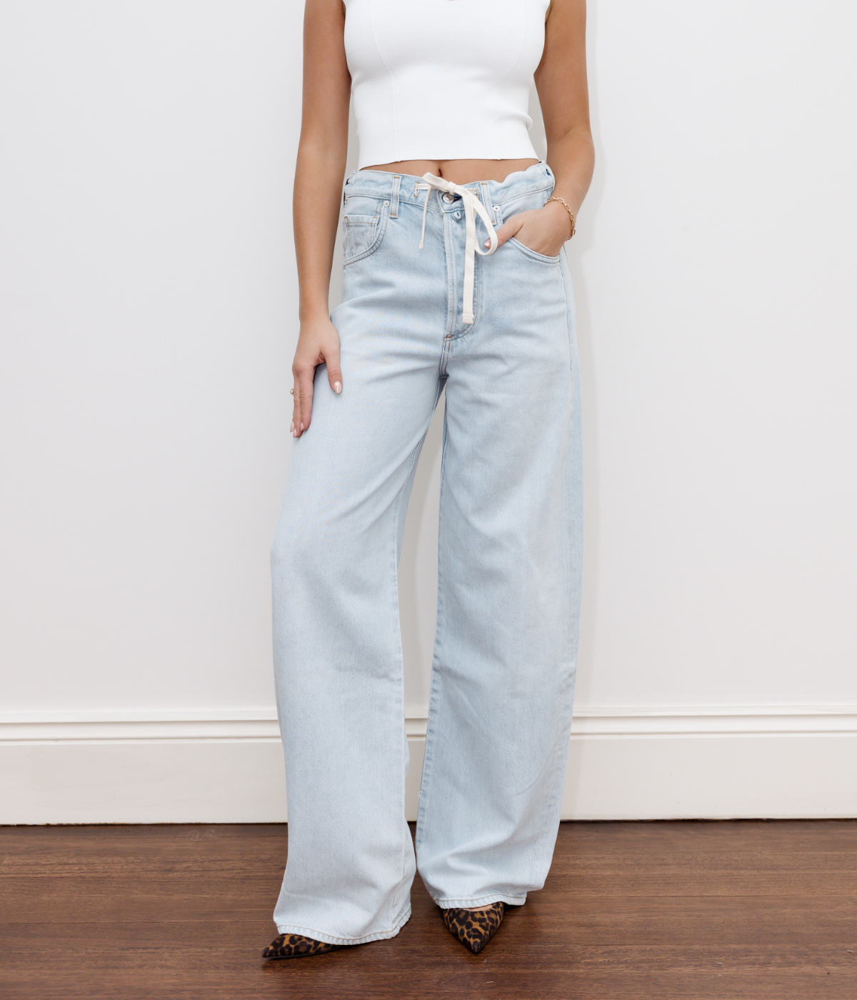 Brynn Drawstring Trouser in Portola