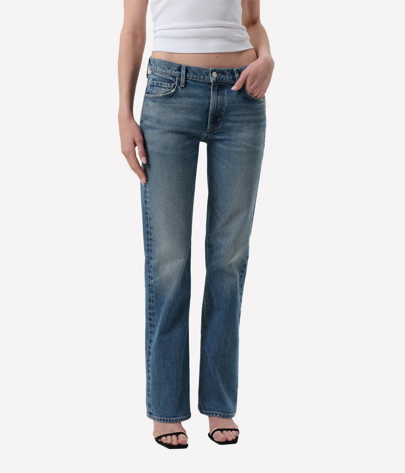 Genova Low Rise Boot Denim Jean In Clairo