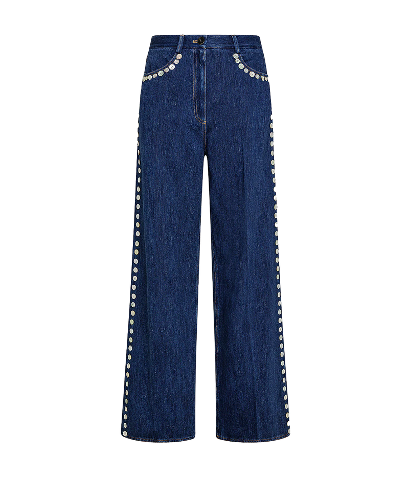 Denim Calvary 5 Pocket Pant in INDIGO