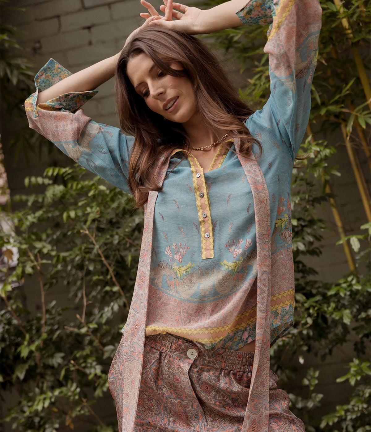Brighton Shirt in Aqua