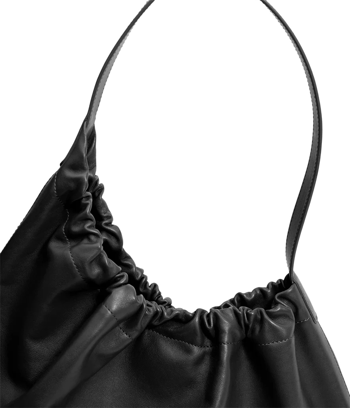 Demi Lune Cloud Bag in BLACK