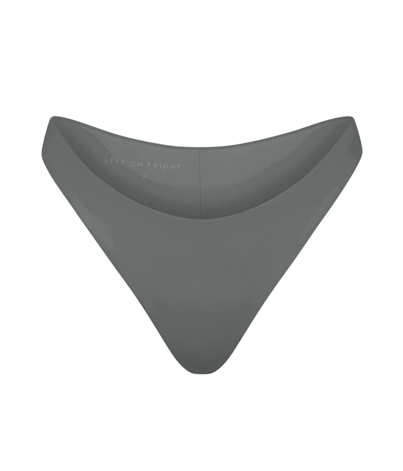 Left On Friday Dip Bottom in Agave green bikini bottom