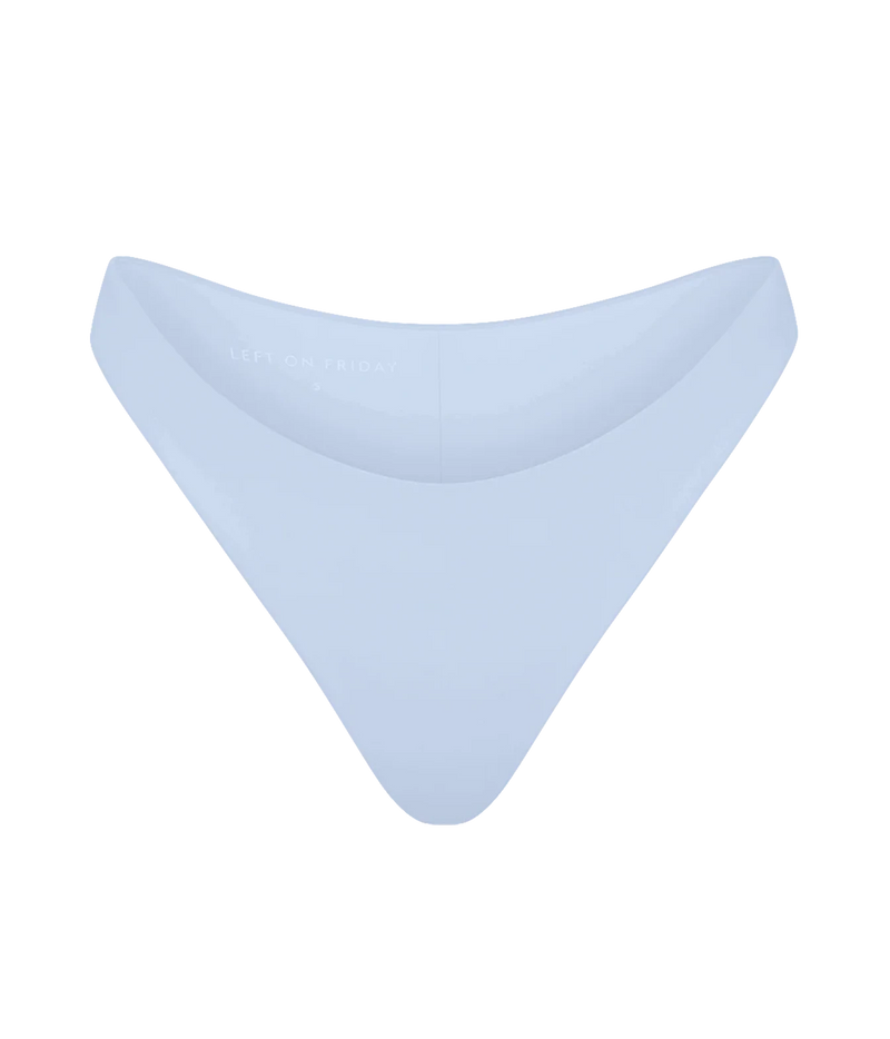 Left On Friday Dip Bottom in Blue Skies light blue bikini bottom