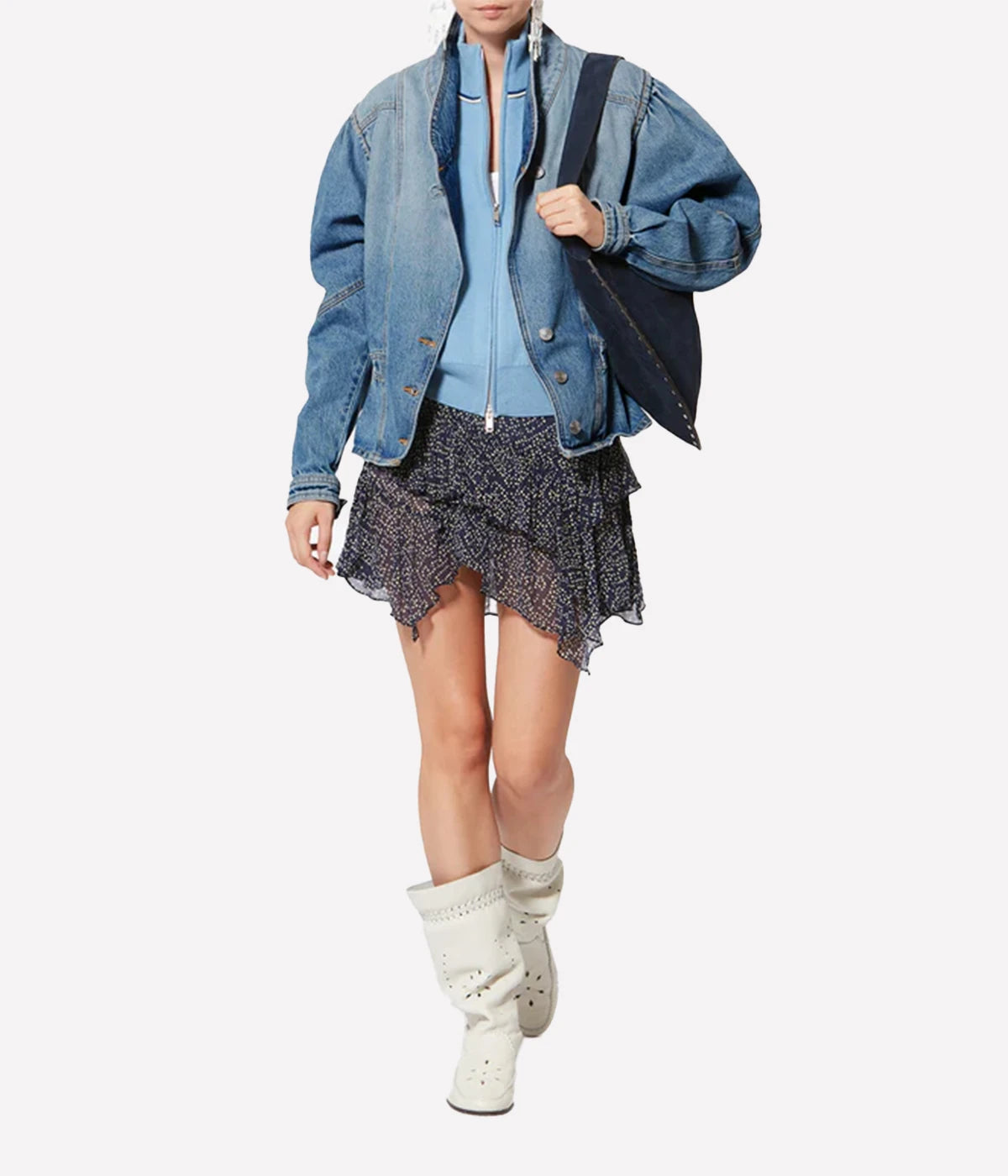 Dolie Jacket in Light Blue