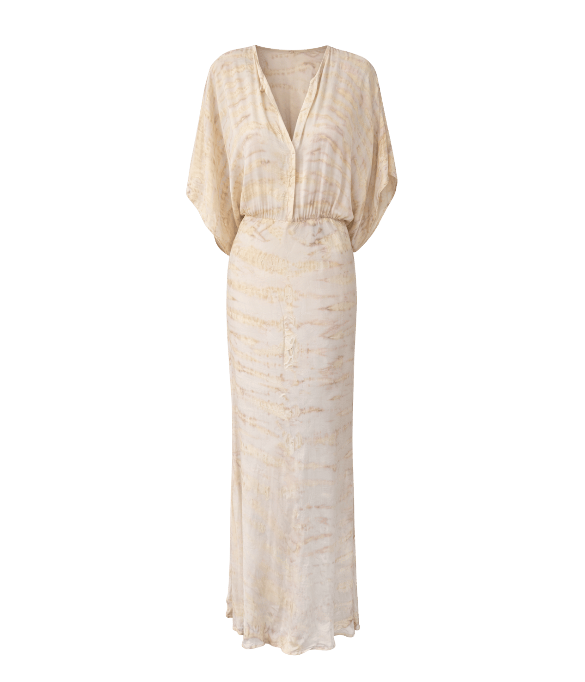 Kimono Dress in Khaki Bamboo